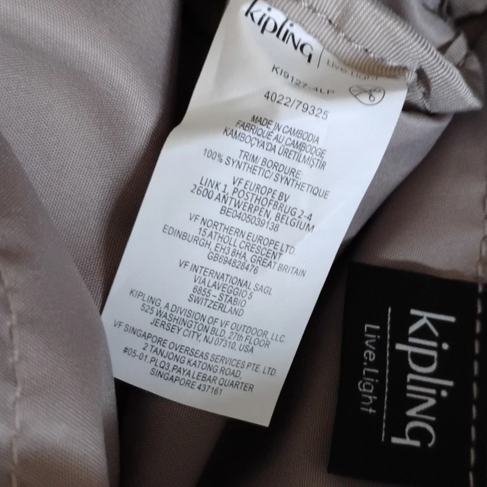 Kipling Mini Backpack Blue Sky Tie Dye - Picture 6 of 6